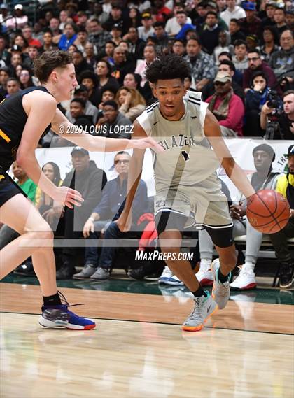 Thumbnail 2 in Sierra Canyon vs. Rancho Christian (The Classic at Damien) photogallery.