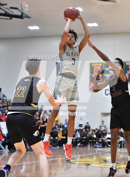 Thumbnail 2 in Sierra Canyon vs. Rancho Christian (The Classic at Damien) photogallery.