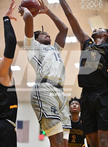 Thumbnail 3 in Sierra Canyon vs. Rancho Christian (The Classic at Damien) photogallery.