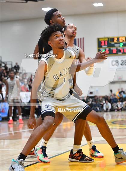 Thumbnail 2 in Sierra Canyon vs. Rancho Christian (The Classic at Damien) photogallery.