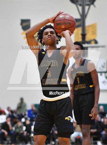 Thumbnail 1 in Sierra Canyon vs. Rancho Christian (The Classic at Damien) photogallery.