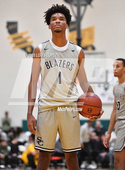 Thumbnail 2 in Sierra Canyon vs. Rancho Christian (The Classic at Damien) photogallery.