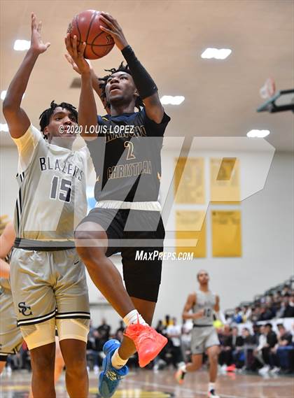 Thumbnail 3 in Sierra Canyon vs. Rancho Christian (The Classic at Damien) photogallery.
