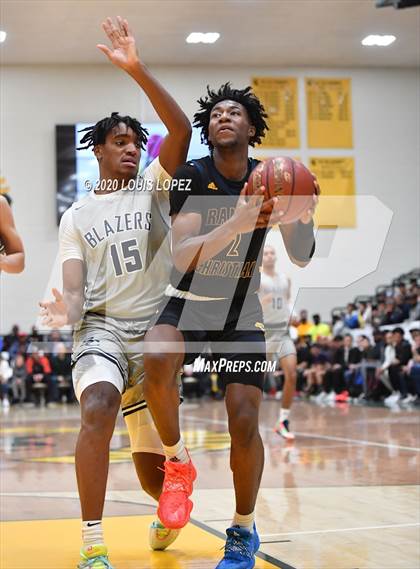 Thumbnail 2 in Sierra Canyon vs. Rancho Christian (The Classic at Damien) photogallery.
