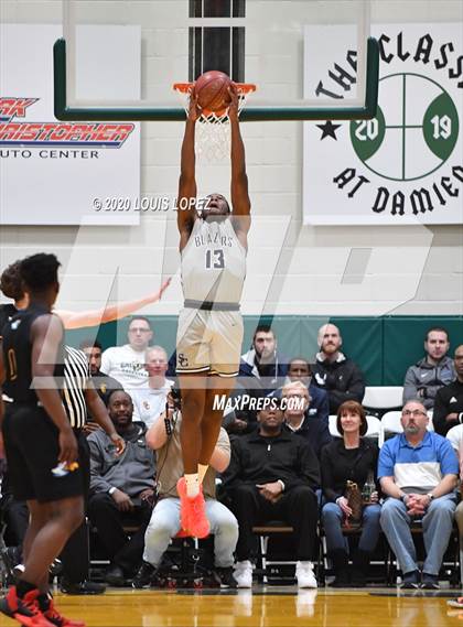 Thumbnail 1 in Sierra Canyon vs. Rancho Christian (The Classic at Damien) photogallery.