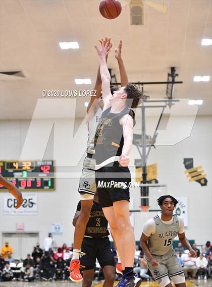 Thumbnail 2 in Sierra Canyon vs. Rancho Christian (The Classic at Damien) photogallery.