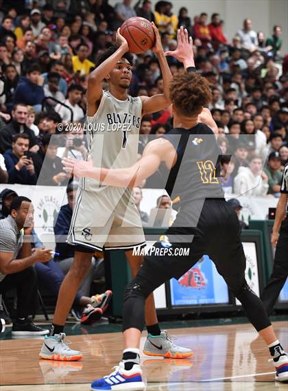 Thumbnail 1 in Sierra Canyon vs. Rancho Christian (The Classic at Damien) photogallery.