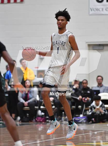 Thumbnail 2 in Sierra Canyon vs. Rancho Christian (The Classic at Damien) photogallery.