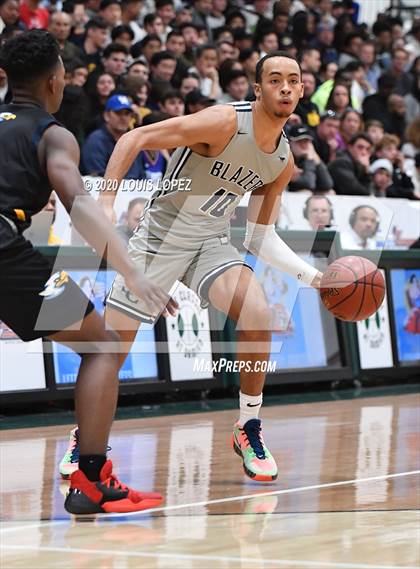 Thumbnail 1 in Sierra Canyon vs. Rancho Christian (The Classic at Damien) photogallery.