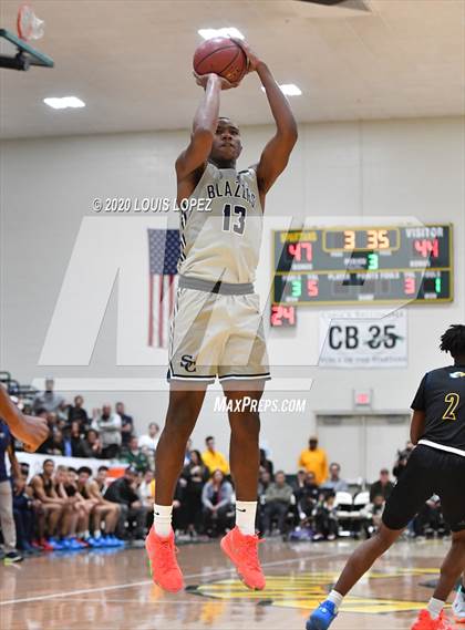 Thumbnail 3 in Sierra Canyon vs. Rancho Christian (The Classic at Damien) photogallery.