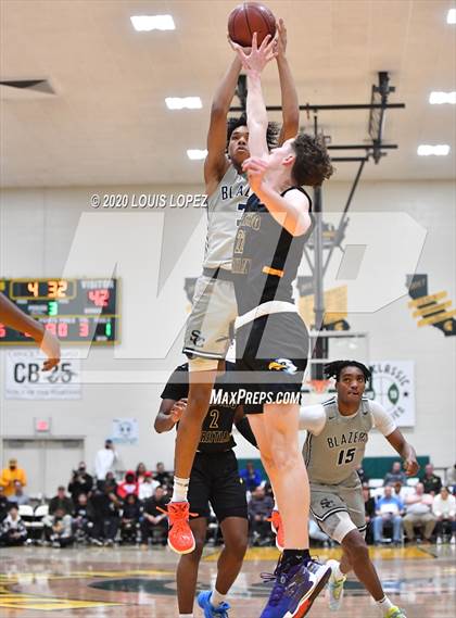 Thumbnail 1 in Sierra Canyon vs. Rancho Christian (The Classic at Damien) photogallery.