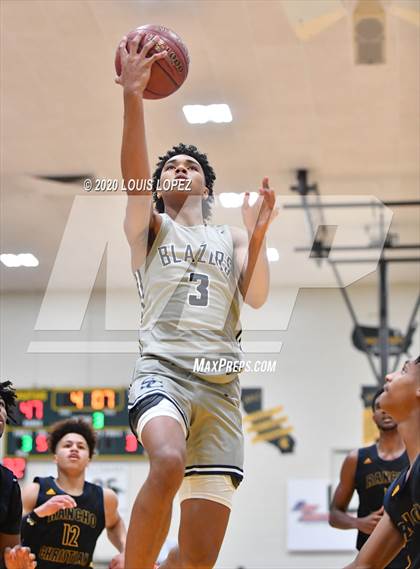 Thumbnail 3 in Sierra Canyon vs. Rancho Christian (The Classic at Damien) photogallery.