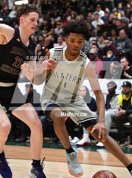 Thumbnail 2 in Sierra Canyon vs. Rancho Christian (The Classic at Damien) photogallery.