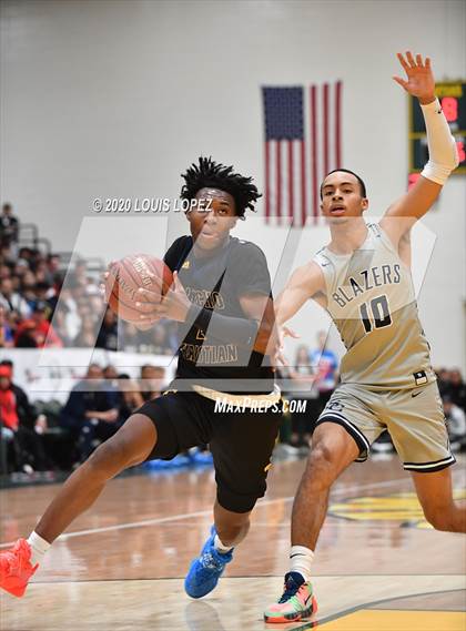 Thumbnail 3 in Sierra Canyon vs. Rancho Christian (The Classic at Damien) photogallery.