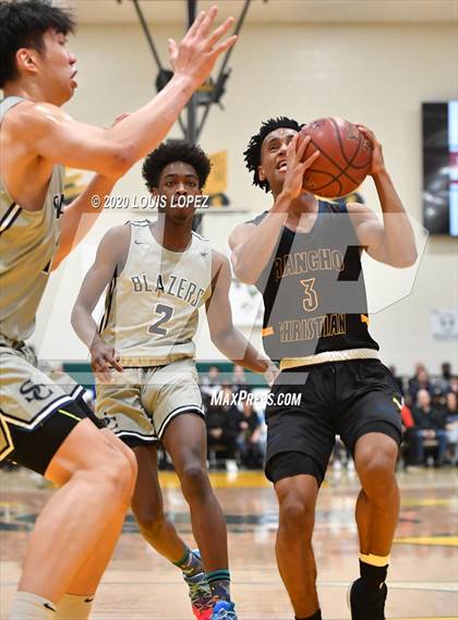 Thumbnail 1 in Sierra Canyon vs. Rancho Christian (The Classic at Damien) photogallery.
