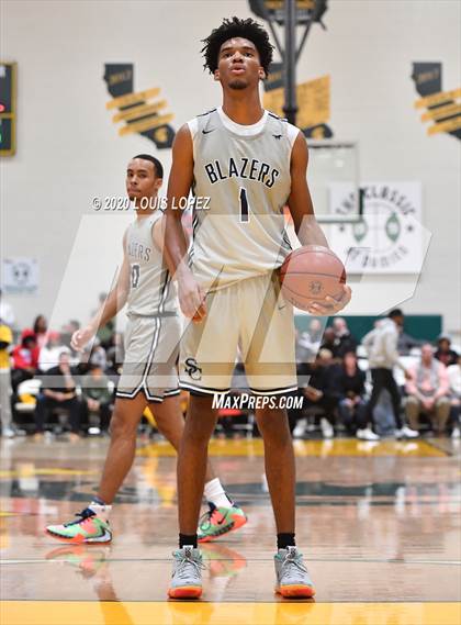 Thumbnail 1 in Sierra Canyon vs. Rancho Christian (The Classic at Damien) photogallery.