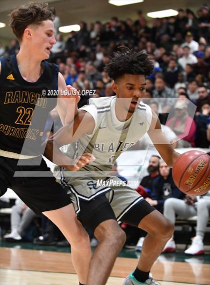 Thumbnail 1 in Sierra Canyon vs. Rancho Christian (The Classic at Damien) photogallery.