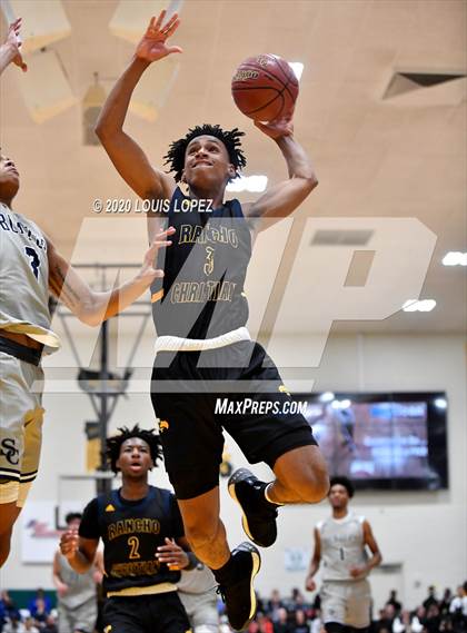 Thumbnail 2 in Sierra Canyon vs. Rancho Christian (The Classic at Damien) photogallery.