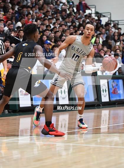 Thumbnail 2 in Sierra Canyon vs. Rancho Christian (The Classic at Damien) photogallery.