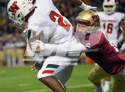 Thumbnail 3 in Cypress Woods vs The Woodlands (UIL 6A DI Region 2 Area) photogallery.
