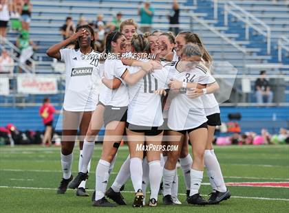 Thumbnail 2 in Rockwall vs. Southlake Carroll (UIL 6A Girls Soccer State Final) photogallery.