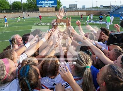 Thumbnail 3 in Rockwall vs. Southlake Carroll (UIL 6A Girls Soccer State Final) photogallery.