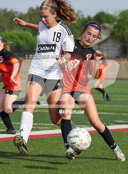 Thumbnail 1 in Rockwall vs. Southlake Carroll (UIL 6A Girls Soccer State Final) photogallery.