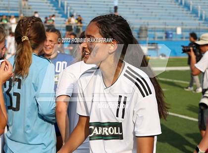 Thumbnail 3 in Rockwall vs. Southlake Carroll (UIL 6A Girls Soccer State Final) photogallery.