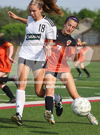 Thumbnail 2 in Rockwall vs. Southlake Carroll (UIL 6A Girls Soccer State Final) photogallery.
