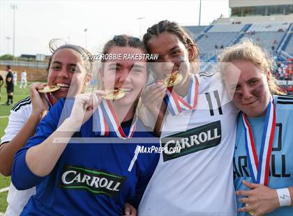 Thumbnail 2 in Rockwall vs. Southlake Carroll (UIL 6A Girls Soccer State Final) photogallery.