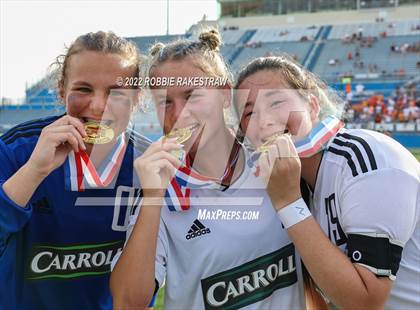 Thumbnail 3 in Rockwall vs. Southlake Carroll (UIL 6A Girls Soccer State Final) photogallery.