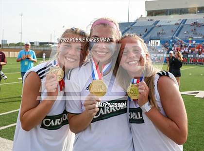 Thumbnail 3 in Rockwall vs. Southlake Carroll (UIL 6A Girls Soccer State Final) photogallery.
