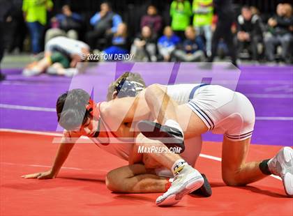 Thumbnail 3 in UIL State Championships - 6A 145lb Final photogallery.