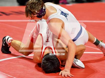 Thumbnail 3 in UIL State Championships - 6A 145lb Final photogallery.