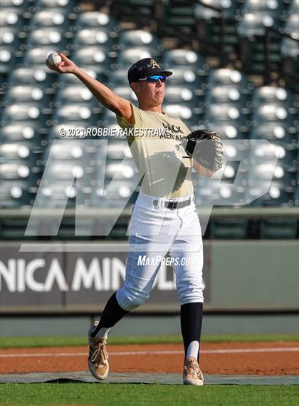 Thumbnail 3 in Abbott vs. Fayetteville (UIL 1A Baseball State Final) photogallery.