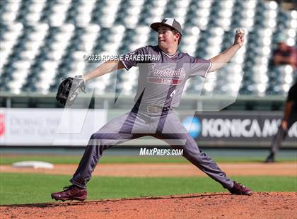 Thumbnail 2 in Abbott vs. Fayetteville (UIL 1A Baseball State Final) photogallery.