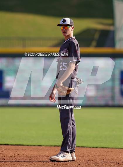 Thumbnail 2 in Abbott vs. Fayetteville (UIL 1A Baseball State Final) photogallery.