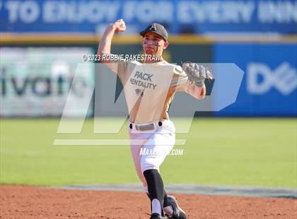 Thumbnail 3 in Abbott vs. Fayetteville (UIL 1A Baseball State Final) photogallery.