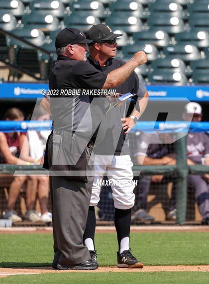 Thumbnail 1 in Abbott vs. Fayetteville (UIL 1A Baseball State Final) photogallery.