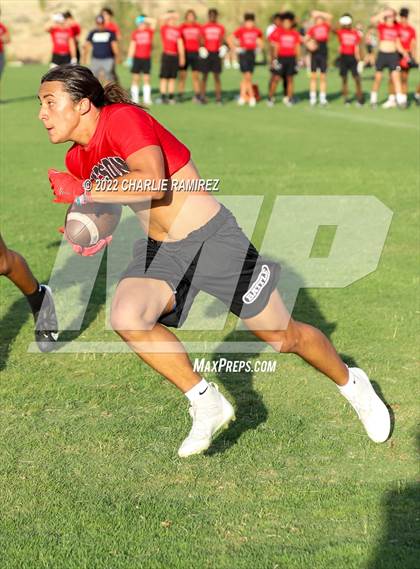 Thumbnail 2 in Tucson High Magnet School vs Desert View (SOAZ 7 on 7 Tournament) photogallery.