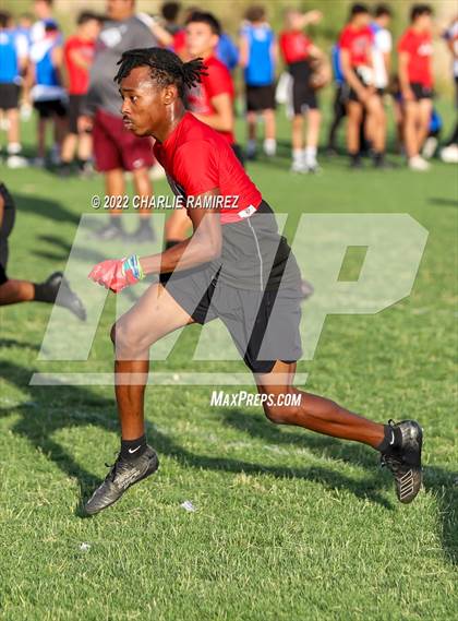 Thumbnail 3 in Tucson High Magnet School vs Desert View (SOAZ 7 on 7 Tournament) photogallery.