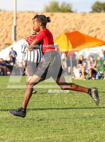 Thumbnail 2 in Tucson High Magnet School vs Desert View (SOAZ 7 on 7 Tournament) photogallery.