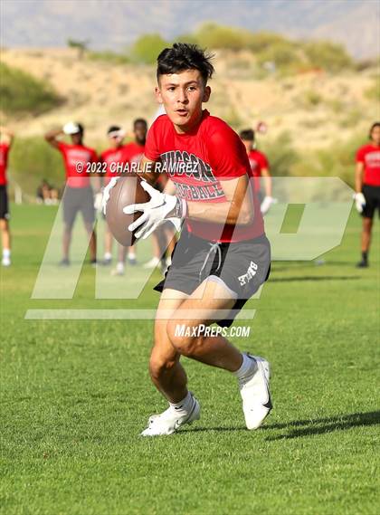 Thumbnail 1 in Tucson High Magnet School vs Desert View (SOAZ 7 on 7 Tournament) photogallery.