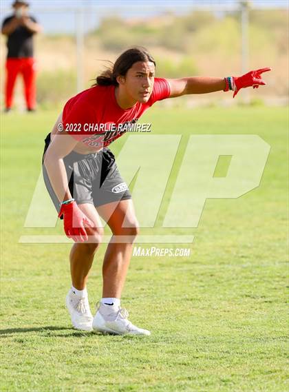 Thumbnail 3 in Tucson High Magnet School vs Desert View (SOAZ 7 on 7 Tournament) photogallery.