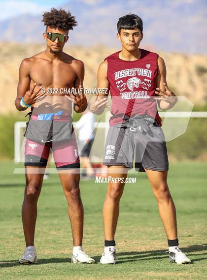 Thumbnail 1 in Tucson High Magnet School vs Desert View (SOAZ 7 on 7 Tournament) photogallery.