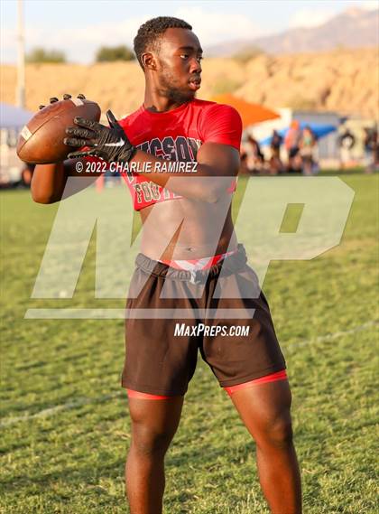 Thumbnail 1 in Tucson High Magnet School vs Desert View (SOAZ 7 on 7 Tournament) photogallery.