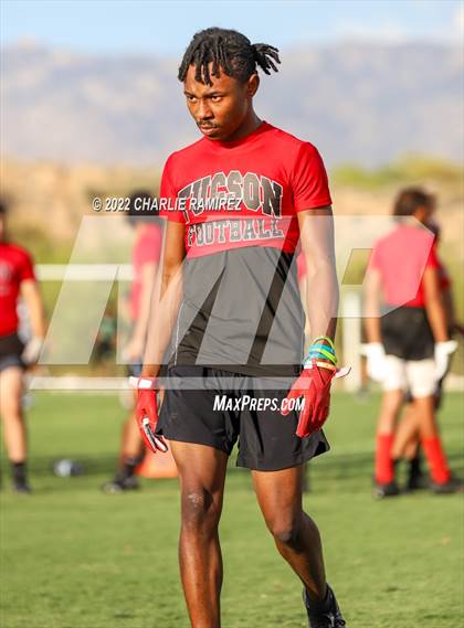 Thumbnail 3 in Tucson High Magnet School vs Desert View (SOAZ 7 on 7 Tournament) photogallery.