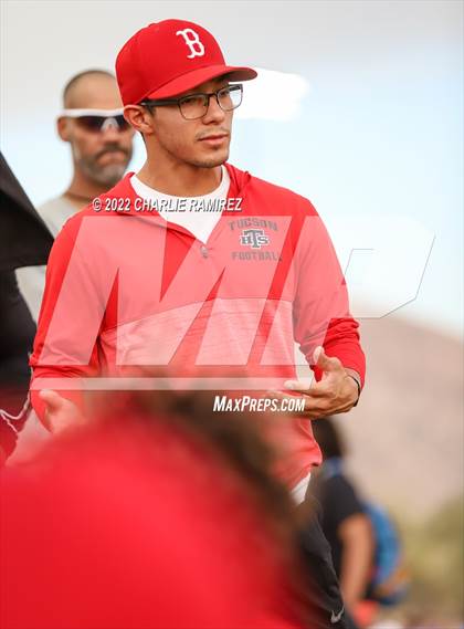 Thumbnail 3 in Tucson High Magnet School vs Desert View (SOAZ 7 on 7 Tournament) photogallery.