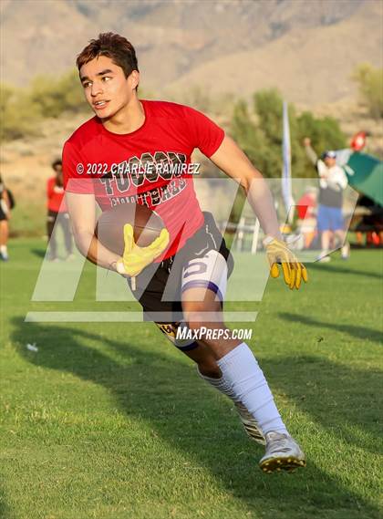 Thumbnail 3 in Tucson High Magnet School vs Desert View (SOAZ 7 on 7 Tournament) photogallery.