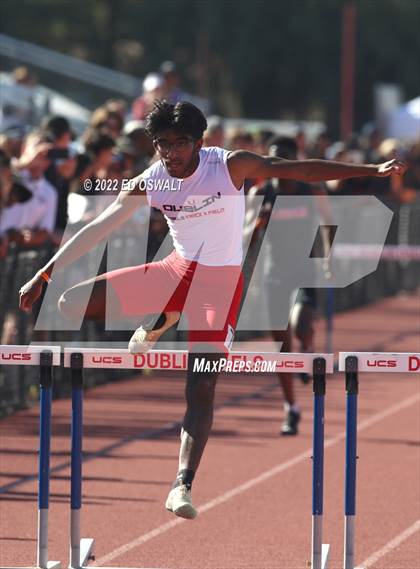 Thumbnail 1 in CIF NCS Meet of Champions (Boys Sprint Finals 100 400 800 110H 300H 4x100 4x400) photogallery.